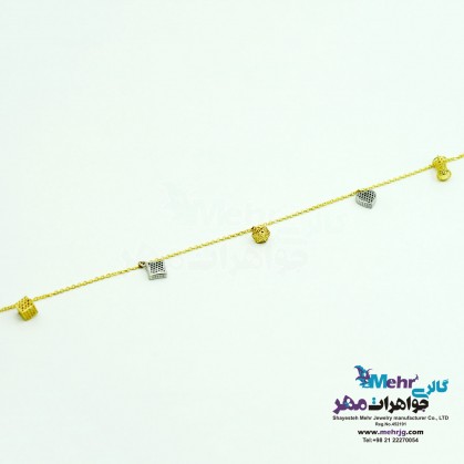 Gold Anklet - Lace Design-MA0087